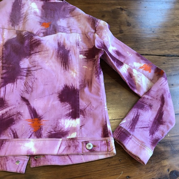 Voyage Passion pink jean jacket Italian designer - Picture 6 of 8